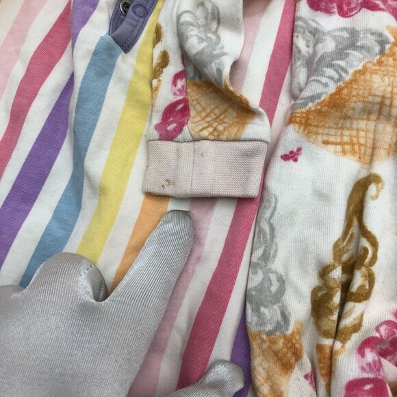 Girls 12M Fall Winter Clothing BUNDLE Pants Pajamas Long Sleeve Sweaters Mix - Picture 10 of 13